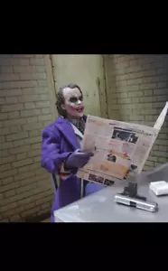 1/6 Scale Toy Joker Gotham Times Newspaper. (No DC Bruce Action Figure Batman) - Picture 1 of 7