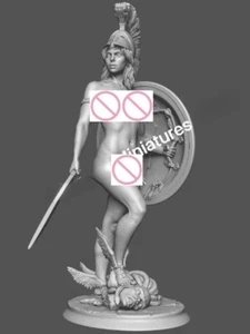 1/24 RESIN FIGURE Model Kit Sexy Greek Female Warrior Unpainted Unassembled - Picture 1 of 8