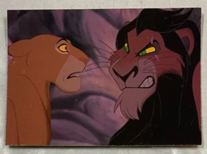 Tarjeta coleccionable Disney 1994 El Rey León Serie 1 #55 No hay comida - Imagen 1 de 2