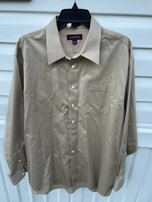 Camisa de vestir tradicional Nordstrom para hombre talla 17,5-34 verde sin arrugas Smartcare Foto 1 de 4