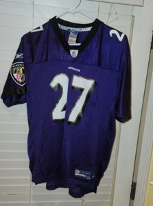 Ray Rice Baltimore Ravens #27 Jersey XL 18/20 Youth Boys Reebok Purple - Picture 1 of 7