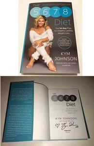 LIBRO FIRMADO KYM JOHNSON LA DIETA 5678 BAILANDO CON LAS ESTRELLAS CON CERTIFICADO DE AUTENTICIDAD DE FIRMA - Imagen 1 de 5