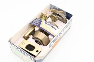 Cerradura auxiliar Dexter Heavy Duty Deadbolt SP4109 NUEVO EN CAJA - Imagen 1 de 8