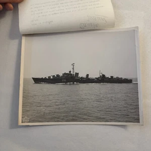 Royal Canadian Navy Huron Destroyer Military Ship Press Photo Photograph 1951 - Picture 1 of 11