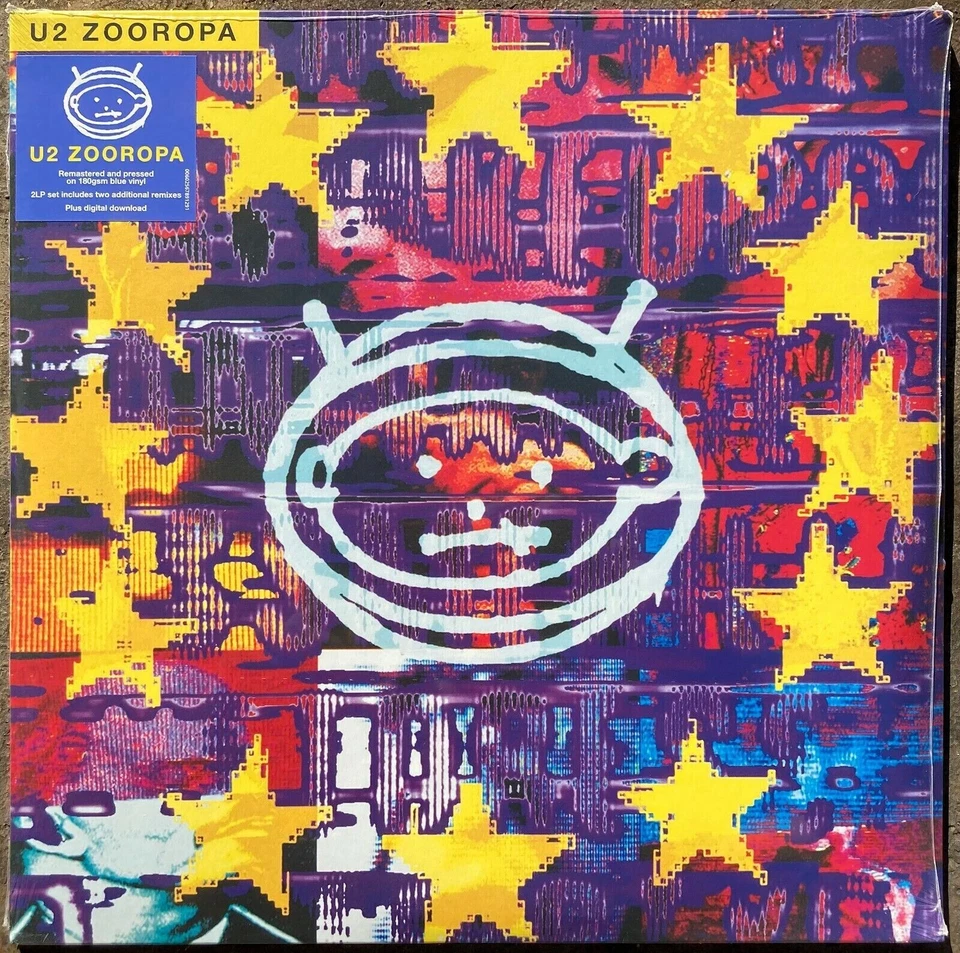 33t U2 - Zooropa - LIMITED EDITION BLUE VINYL - 2 LP - 2018 - Photo 1/1