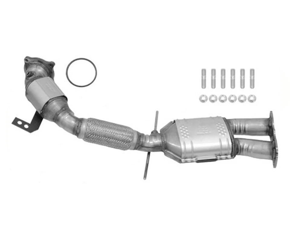 Front Flex Pipe Dual Catalytic Converters For 2010-2016 Volvo XC60 T6 3.0L - Image 1 of 1