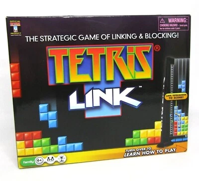 TETRIS LINK Tabletop Board Game 2011 Techno Source Family Game Night  - Image 1 of 4