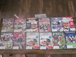 TOM BRADY SPORTS ILLUSTRATED LOT OF 12 2005-2019 NEW ENGLAND PATRIOTS πππ - Picture 1 of 7