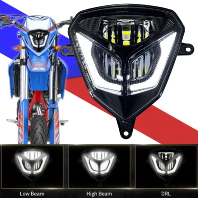 Faro LED DRL Plug&Play para Beta RR 250 300 350 390 450 480 520 125 2T 4T Foto 1 de 4