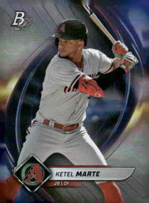 2022 Bowman Platinum #55 Ketel Marte - Image 1 of 2
