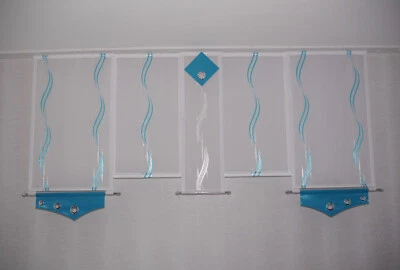 Moderne Gardinen 6 Teile, Schiebegardinen,Flächenvorhang - Bild 1 von 4