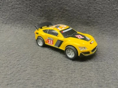 SOBA Top Turbo Yellow Wiseco Suba #23 Monsters 1/43 Scale Slot Car Headlights - Image 1 of 4