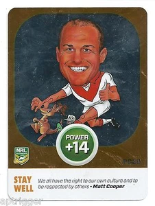 2015 NRL Power Play POWER PLUS Stay Well (PC26) Matt COOPER - Picture 1 of 1