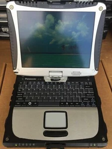 Panasonic Toughbook CF-19 Rugged Laptop tablet 2gb 160gb MK1 WinXP Non Touch - Picture 1 of 8