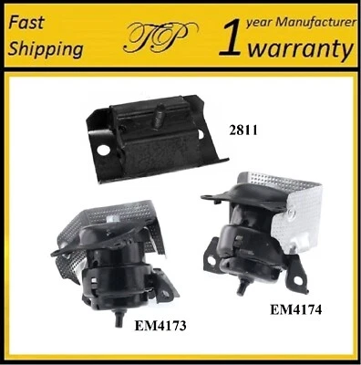 3 piezas de montaje de motor y transmisión para Chevrolet Suburban 2015-2020 2x2 5,3 L 6,0 L y 6,2 L Foto 1 de 4