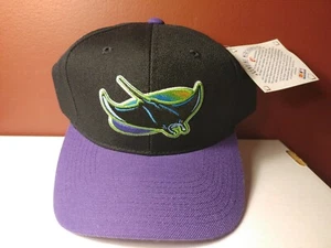 Vintage 90er Tampa Bay Devil Rays Mütze Kappe Druckknopflasche Sport Spezialitäten Baseball - Bild 1 von 7