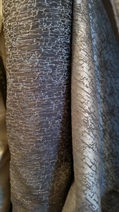 New silver/Grey woven jaquard Curtain fabric 4 Metres width 56" £12 per metre - Picture 1 of 20