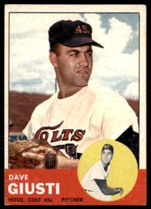1963 Topps #189 Dave Giusti (VG-VG+) - Picture 1 of 2