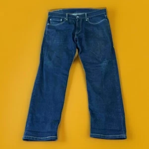 Denim Levi’s Red Tab Blank Tag 502 36 x 30 lavado oscuro usado - Imagen 1 de 5
