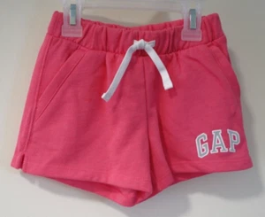 NWT Gap Kids Pink Logo Shorts Girl's Size XS / 4-5 - Picture 1 of 1