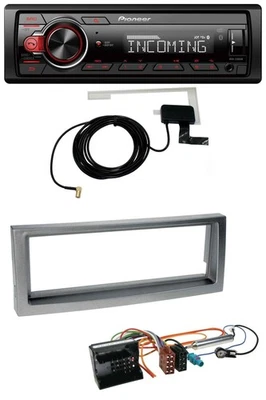 Pioneer USB MP3 DAB Bluetooth Autoradio für Citroen C5 Peugeot 407 ab 04 grau-me - Bild 1 von 4