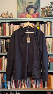 --NEW-- Patagonia Men's R1 Air Full-Zip Hooded Jacket (S) Black - Picture 1 of 3