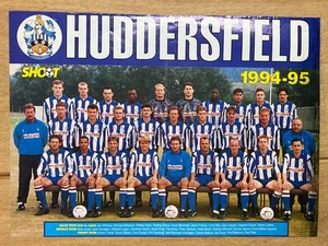 Hand Signed A4 Picture - Huddersfield FC 1994/95 season - 16 signatures - Picture 1 of 4