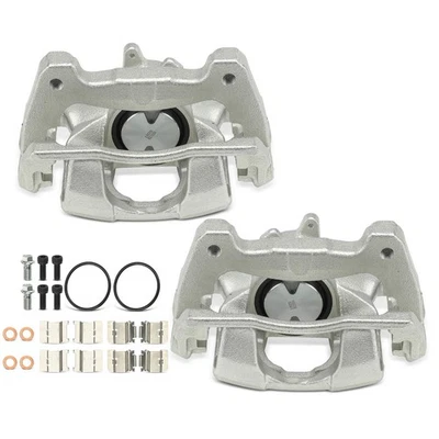 Par de pinzas de freno traseras con soporte para Ford Transit-150 Transit-250 20-24 DRW Foto 1 de 4