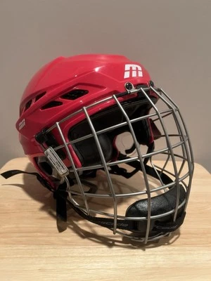 Cascade M11 регулируемый хоккей комбо шлем с CHM L клетка Red Wings старший большой - Изображение 1 из 4