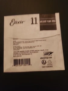 1 X Elixir Single String Replacement 011 E-Guitar - Anti-Rust Plain Steel - Picture 1 of 3