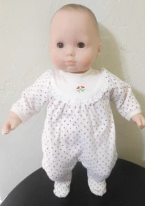 American Girl - Bitty Baby mit braunen Augen, geformten braunen Haaren - bitte lesen - Bild 1 von 5