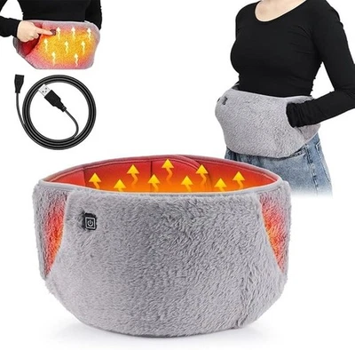 Electric Heating Pad Waist Belt for Period Pain, Back Pain & Cramps Hand Warmer