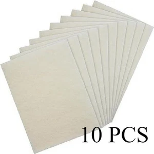 10PCS 6"x9" White Non-Woven Scuff Pads Tear-Resistant, Multi-Purpose for Metal - Foto 1 di 7