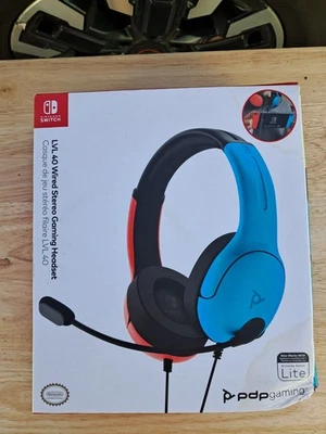 Auriculares para juegos PDP Gaming Nintendo Switch Lvl 40 Foto 1 de 4