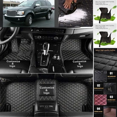 For Chrysler Aspen Car Floor Mats Luxury Waterproof Carpets Liners Interior Auto Foto 1 de 4