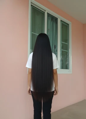 Cola de caballo cabello humano 1474 - 100 % real Longitud: 20 pulgadas Peso: 115 gramos Foto 1 de 4