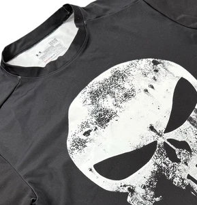 Under Armour Mens The Punisher Alter Ego Marvel Compression Tee Size L Black Gym - Picture 1 of 6