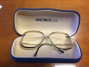 LUXOTTICA - Women's Vintage Glasses Frames with Case - Made in Italy - Fast Ship - Picture 1 of 12