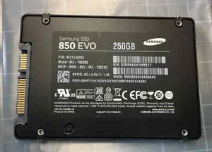 SAMSUNG 850 EVO 250GB 2.5" SSD Solid State Drive SATA III MZ7LN250 MZ-75E250 - Picture 1 of 4
