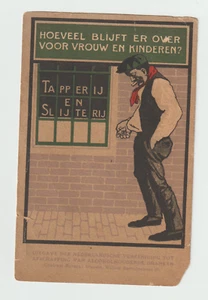 Postcard Vintage Dutch Temperance Society postcard Jan Rotgans Nederland VTG - Picture 1 of 2