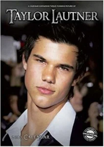 TAYLOR LAUTNER 2010 / 2021 CALENDAR, dates match 2021,BY RED STAR, TWILIGHT, new - Picture 1 of 2