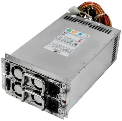 Server Power Supply EMACS MRM-6650P 650WATT B001790026 MRM-6650P-R 2x - Image 1 of 3