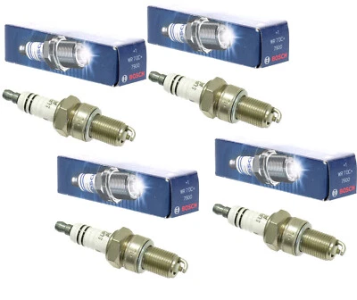 Bosch Super Plus Set of 4 Nickel Spark Plugs For Alfa Romeo Fiat MG Porsche L4 - Image 1 of 3