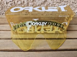Oakley Eyeshade Lens Yellow Vented Rare Vintage Collector Eyeshades Factory