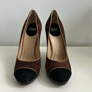 Dolce & Gabbana Womens Limited Edition Stacked Heel (37.5/6.5) - Picture 1 of 8