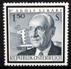 AUSTRIA 1965 President Adolf Scharf Commemoration. Set of 1. MNH. SG1441. - Picture 1 of 1