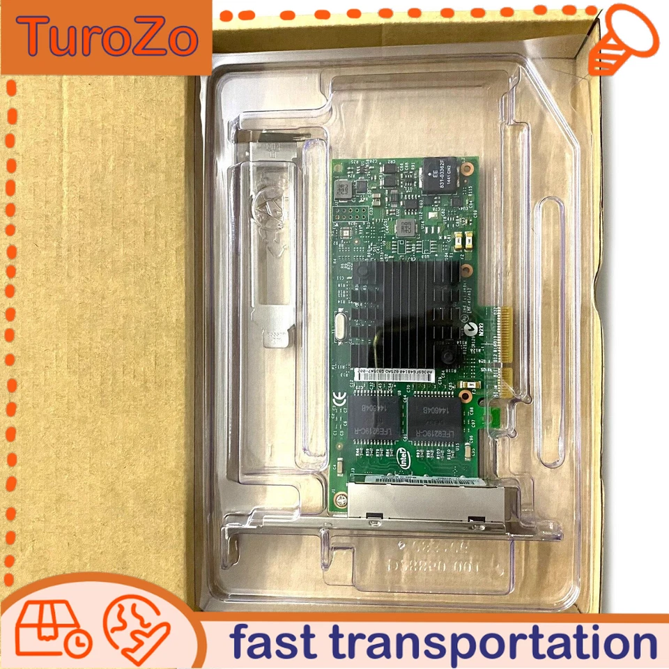 I350-T4V2 i350-T4 NEW Intel PCIe x4 Ethernet Adapter NIC Network Quad Ports Card - Image 1 of 4