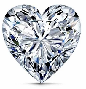 Loose CVD Lab-Grown Diamond 12 mm Heart - D Color - Clarity FL Certified - Picture 1 of 6