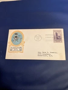FDC Covers 1937 #857 TORKEL GUNDEL Cachet 3Cent (Fine) USA - Picture 1 of 2