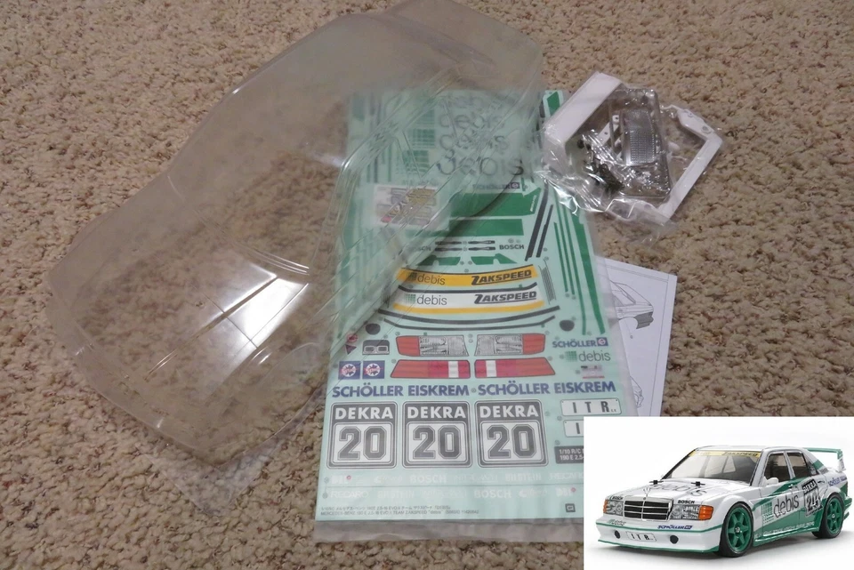 Tamiya Mercedes-Benz 190E 2.5-16 190E Debis Body Set TA05/TB03/TB04/TA07/TT02 - Image 1 of 1